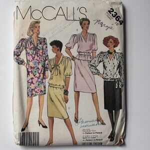 McCall's Uncut Pattern 2364 one or two-piece dress